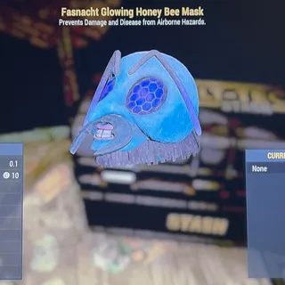 glowing honey bee mask