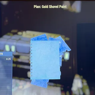 gold shovel paint