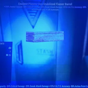 enclave stabilized flame