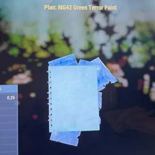mg42 green terror paint