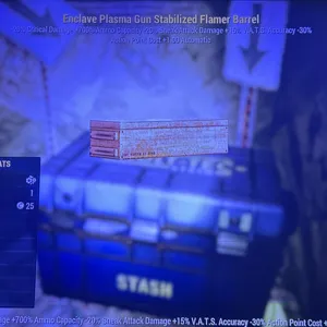 enclave stabilized flame