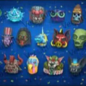 all 19 glowing masks old