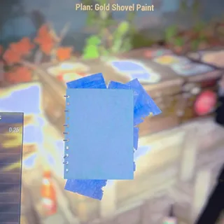 gold shovel paint