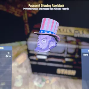 glowing abe mask