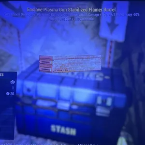 enclave stabilized flame