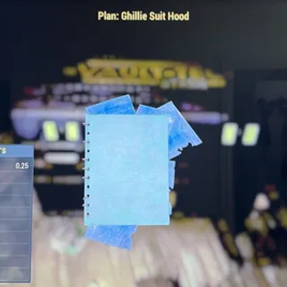 ghillie suit hood plan