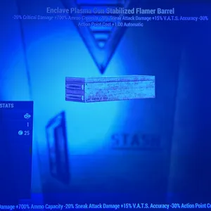 enclave stabilized flame