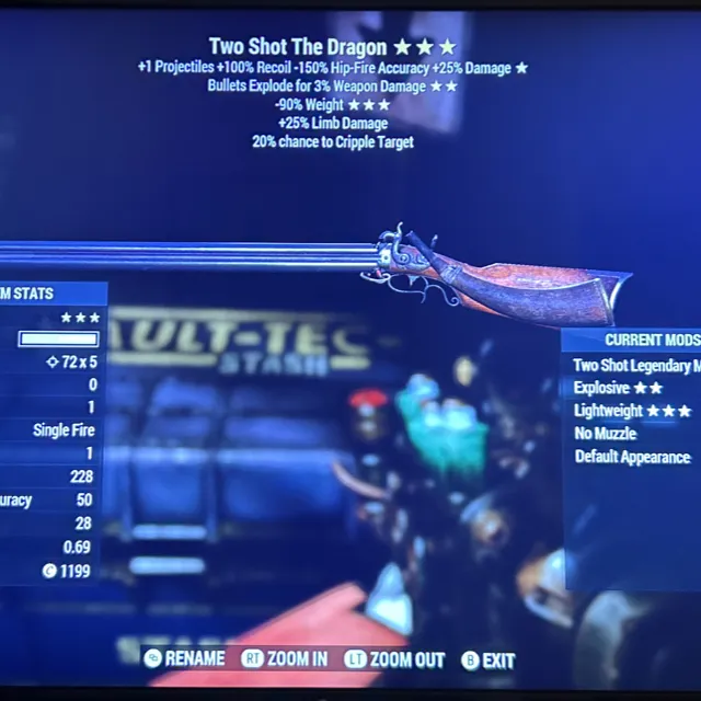 tse 90rw dragon - Fallout 76 Game Item - Gameflip