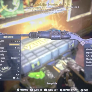 be35 alien disintegrator