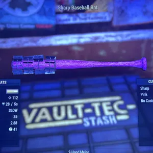 pink baseball bat lvl 5