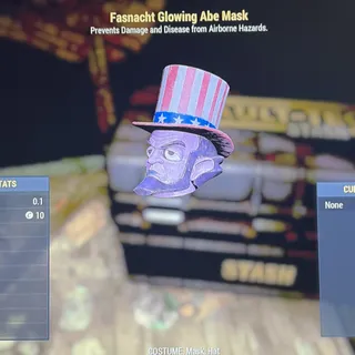 glowing abe mask