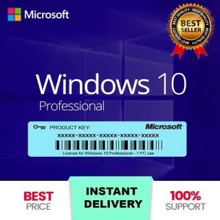 Windows 10 Professional OEM Key 1 PC Lifetime