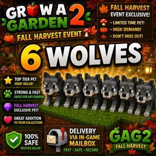 GAG 2 Wolf x6