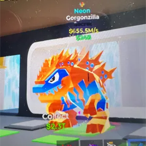Neon Gorgonzilla