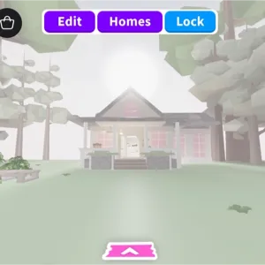 cute glitch forest house