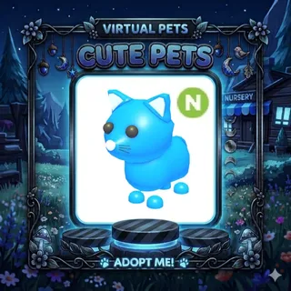 Blue Cat Neon