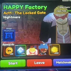 Happy Factory Raid Grind