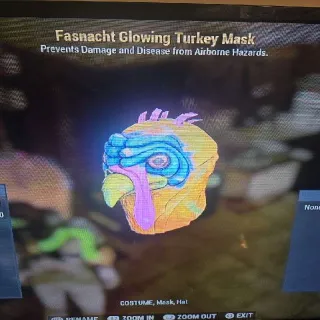 Glowing Turkey Mask