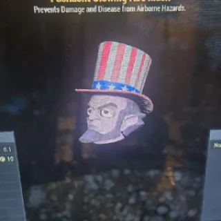 Glowing Abe Mask