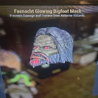 Glowing Bigfoot Mask