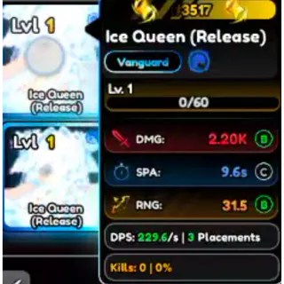 Serialized Ice Queen #3517 / Serialized Rukia #3517