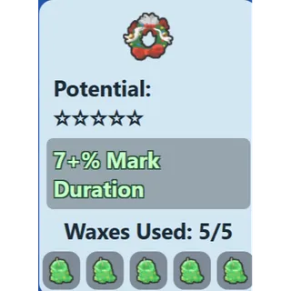 Festive Wreath / 7% Mark Duration
