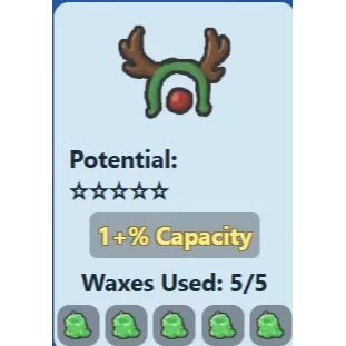 Reindeer Antlers / 1% Cap