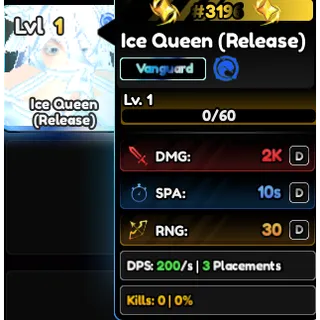  Serialized Ice Queen #3196 / Serialized Rukia #3196