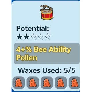 Toy Drum / 4% Bee Ability Pollen / 4% BAP / BSS / Bee Swarm Simulator