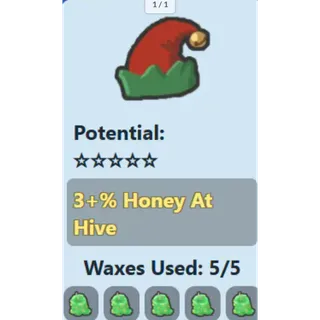  Elf Cap / 3% HaH