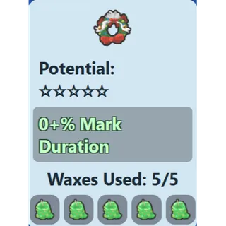 Festive Wreath / 4-6% Mark Duration