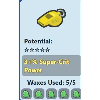  Whistle / 3% SCP