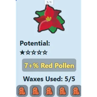 Poinsettia / 7% RP