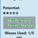 Whistle / Melody / 1 Wax / 2 Pot