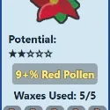  Poinsettia / 9% Red Pollen / 9% Rp