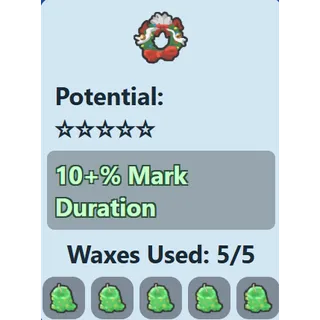 Festive Wreath / 10% Mark Duration
