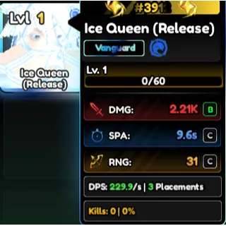 Serialized Ice Queen #3912 / Serialized Rukia #3912