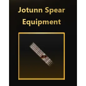  Jotunn Spear Equipment