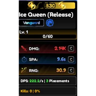 Serialized Ice Queen #5830 / Serialized Rukia #5830