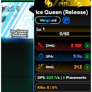 Serialized Ice Queen #4119 / Serialized Rukia #4119