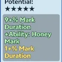  9% Mark Duration + 1% Mark Duration / Honey Mark | Smiley Sticker