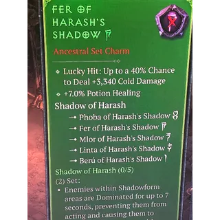 Warlock set seals and charms
