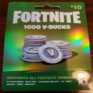 Code | 1000 Vbucks INSTANT - Game Items - Gameflip