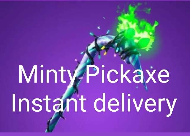 Code Minty Pickaxe Instant In Game Items Gameflip