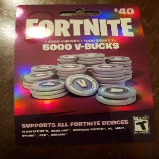 Code | 5000 Vbucks INSTANT - Game Items - Gameflip