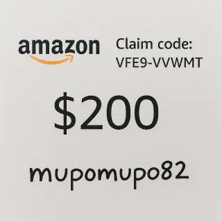 Amazon $200 GC - PRICED TO MOVE – Unused, Instant Delivery