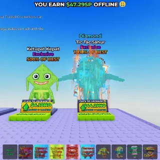 X4000 TIC TAC BEST BRAINROT | Grow Beanstalk For Brainrots