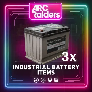 3x INDUSTRIAL BATTERY | ITEM ARC RAIDERS