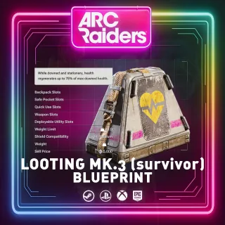 LOOTING MK.3 (Survivor) BEST IN GAME | BLUEPRINT ARC RAIDERS