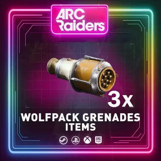 WOLFPACK GRENADES 3x - ITEM ARC RAIDERS